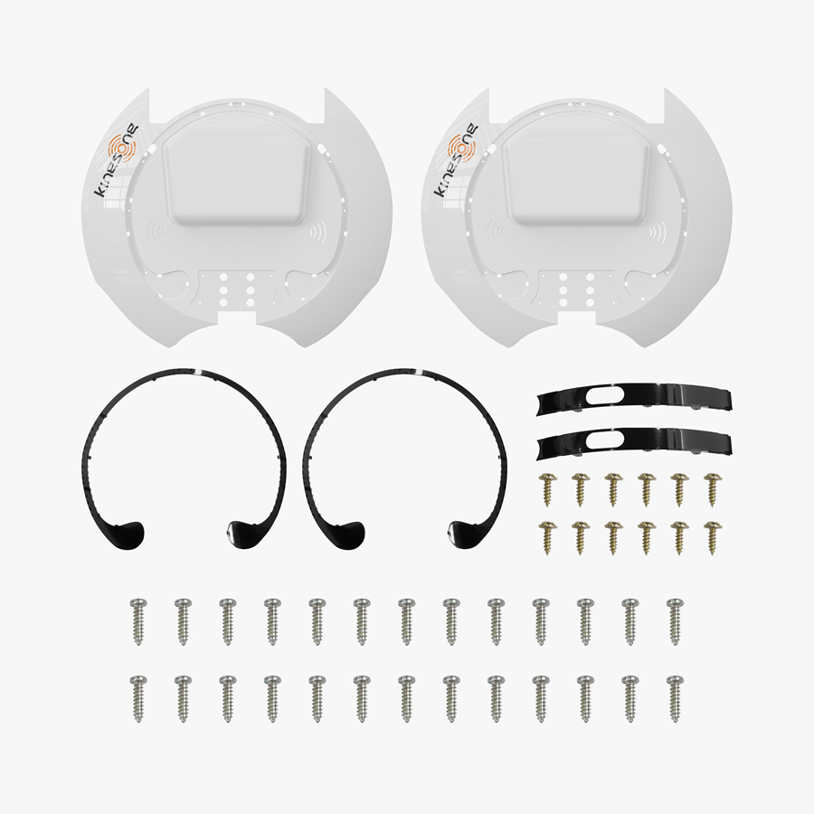 16S PRO White Side Cover Set